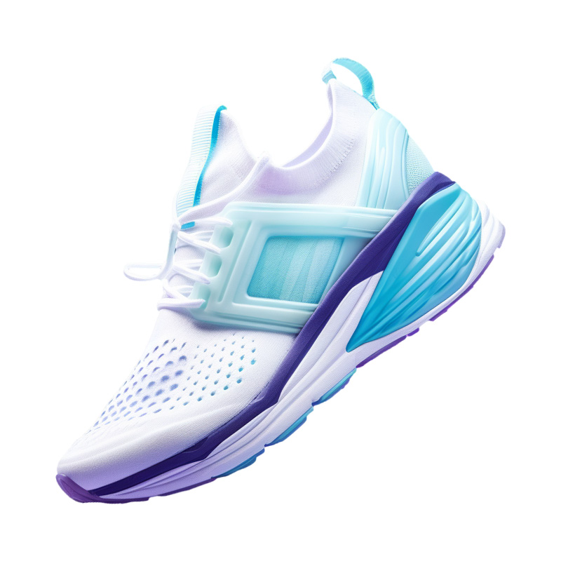 Fluorescent sports shoes